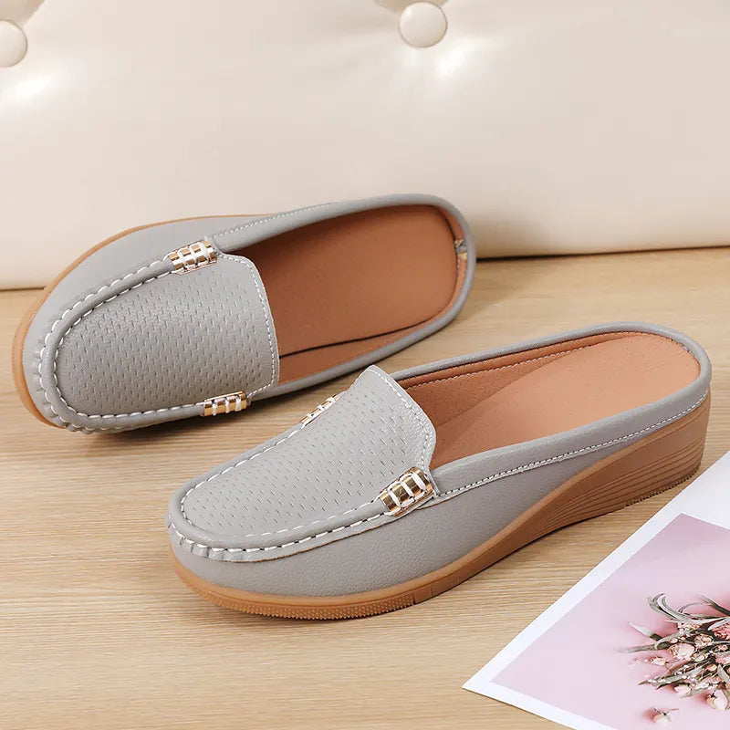 Ines | Bequeme Slipper mit Plateau