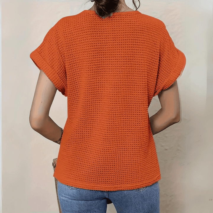 Mathilda | Gehäkelte Boho Strickbluse