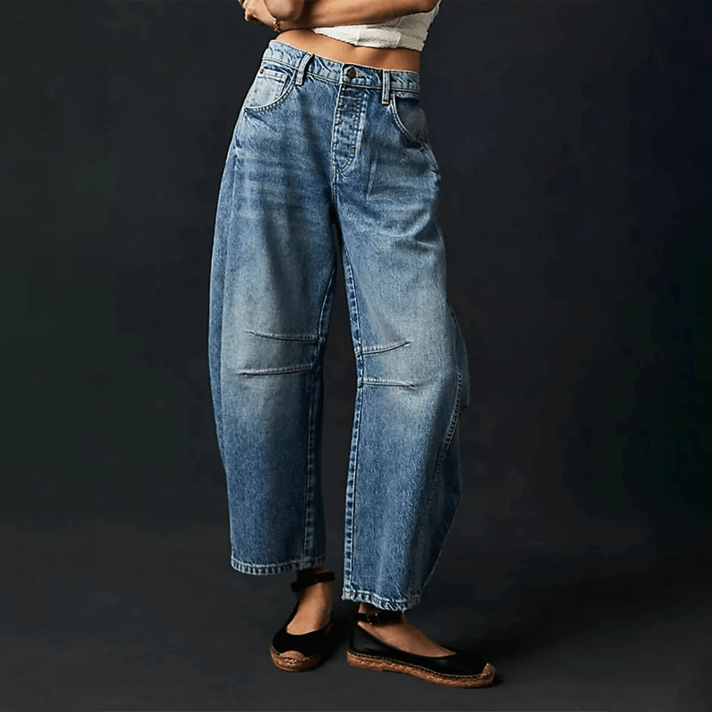 Freya | Lässige Jeans mit weitem Bein