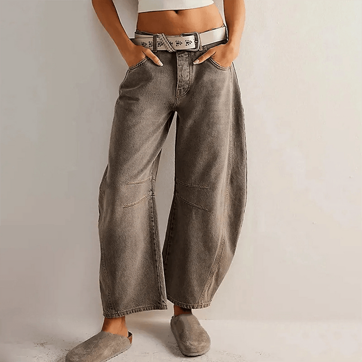 Freya | Lässige Jeans mit weitem Bein