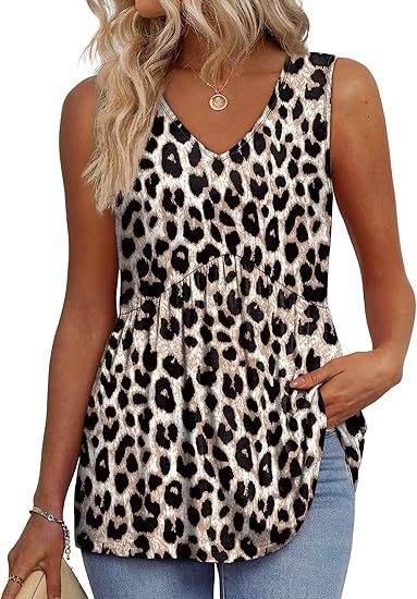 Mariette | Ärmelloses Tanktop im Boho-Stil mit V-Ausschnitt