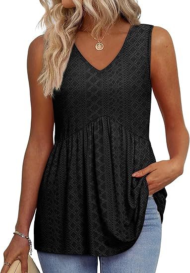 Mariette | Ärmelloses Tanktop im Boho-Stil mit V-Ausschnitt
