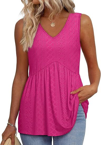 Mariette | Ärmelloses Tanktop im Boho-Stil mit V-Ausschnitt
