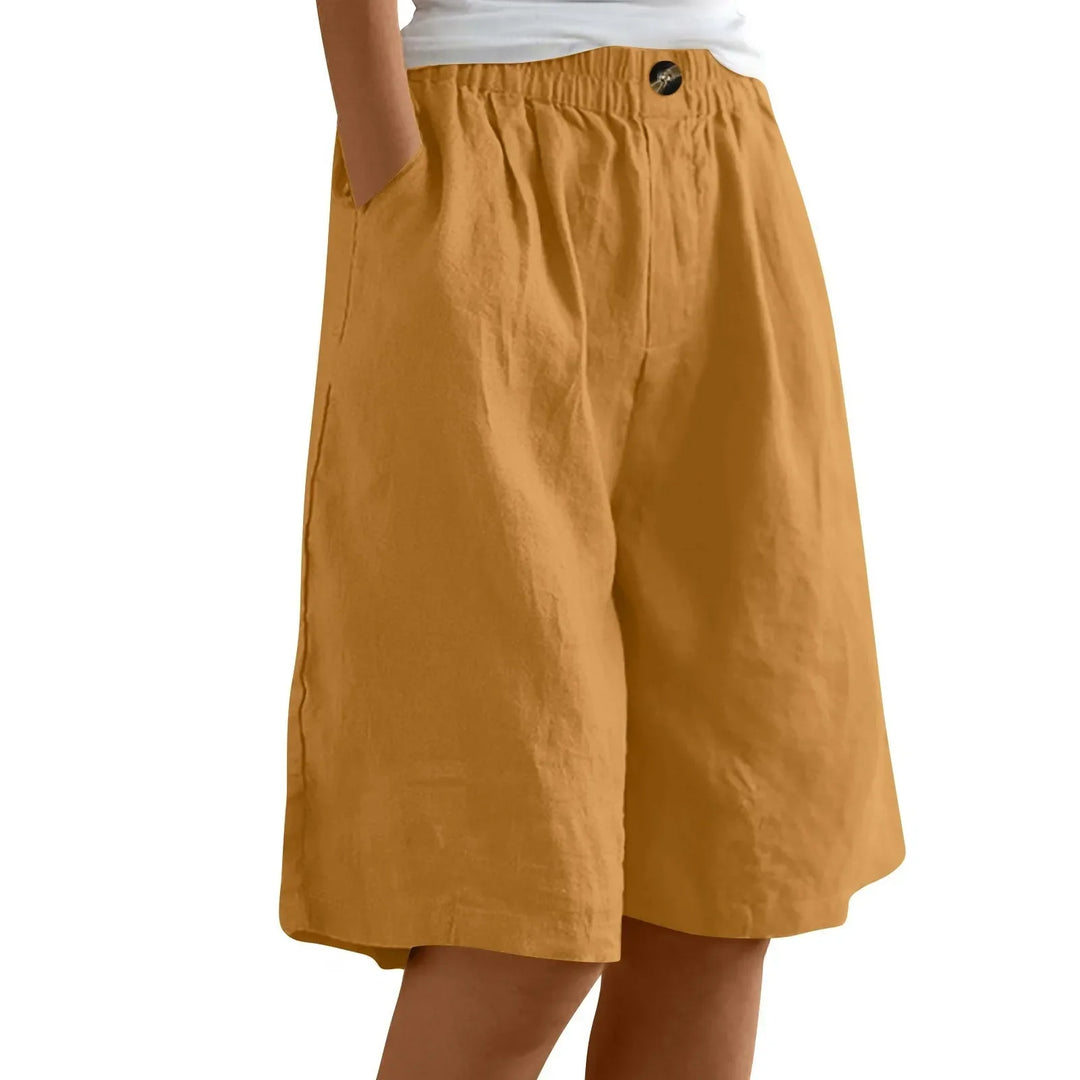 Sabine | Lässige Leinen-Shorts mit weitem Bein