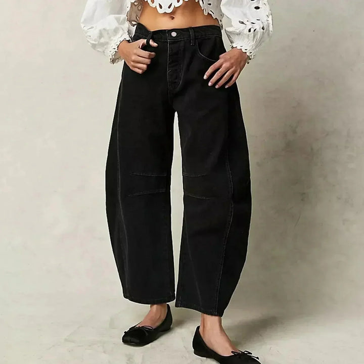 Freya | Lässige Jeans mit weitem Bein