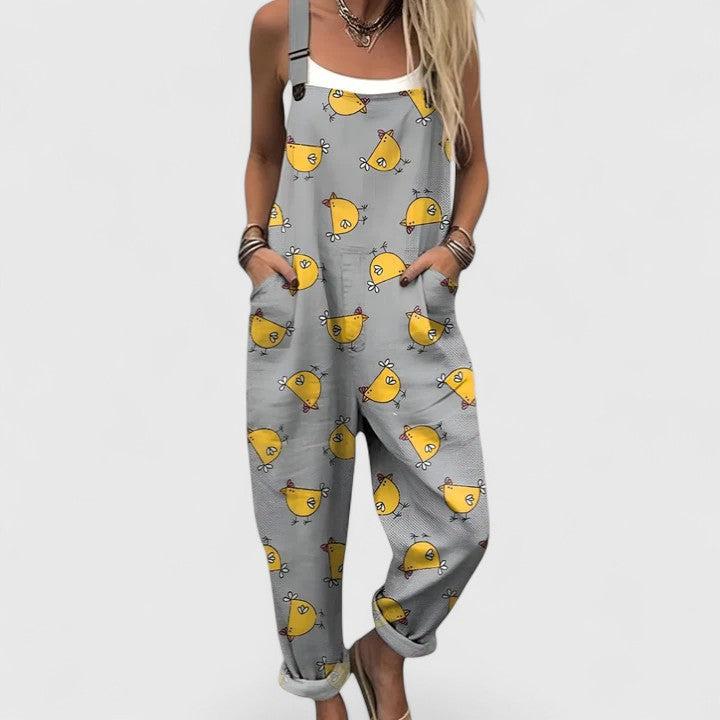 Solveig | Lässiger Jumpsuit mit Print