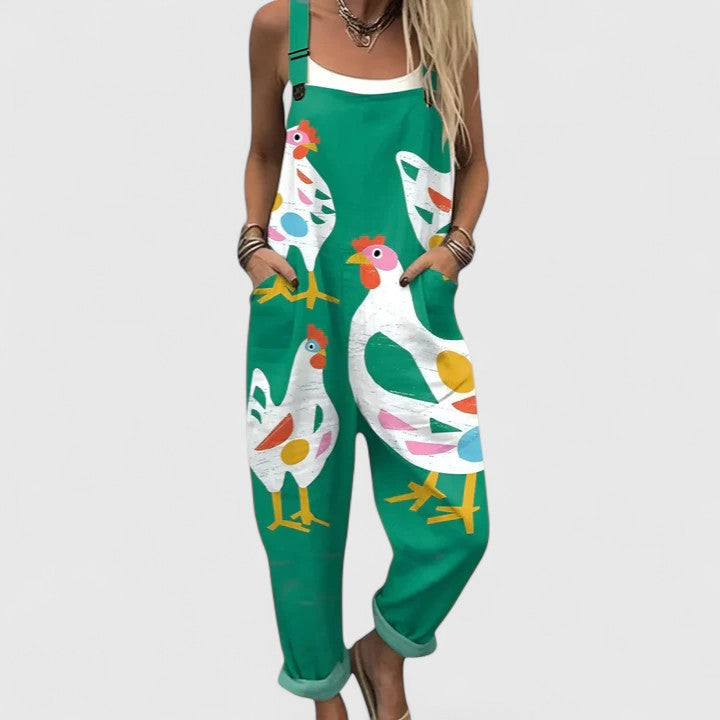 Solveig | Lässiger Jumpsuit mit Print