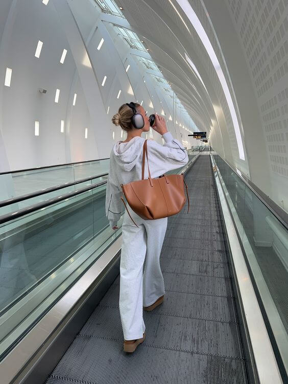 Amelie | Damen Schultertasche aus Kunstleder mit großem Format