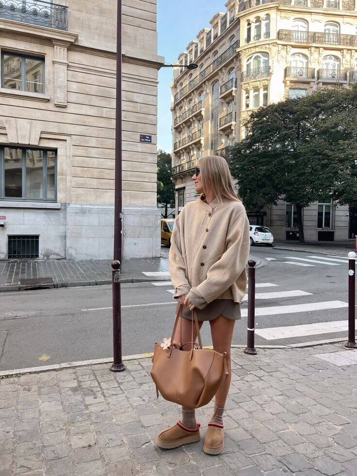 Amelie | Damen Schultertasche aus Kunstleder mit großem Format
