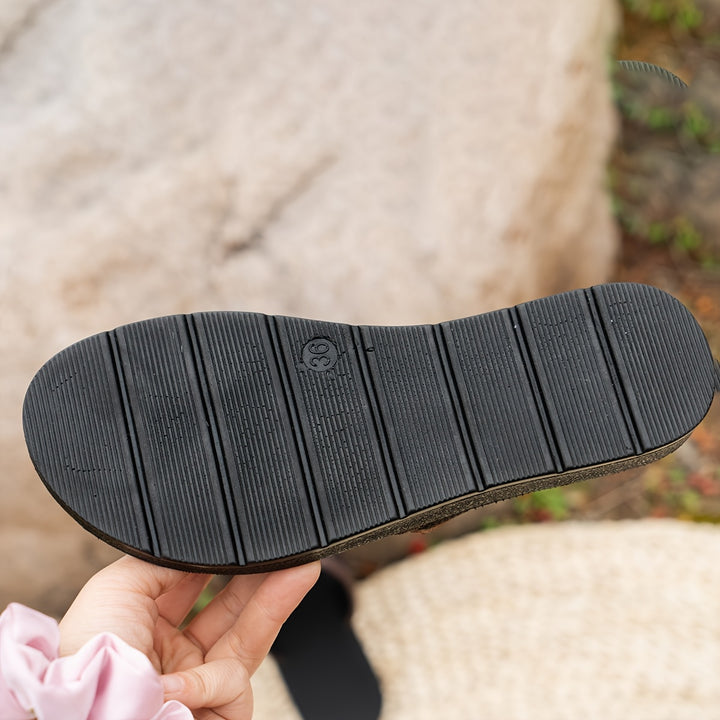 Linnea | Bequeme Sandalen mit gekreuzten Riemen