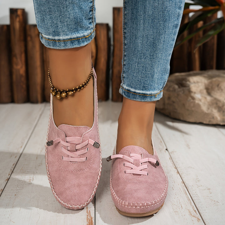 Greta | Bequeme Loafer aus Wildleder für den Alltag