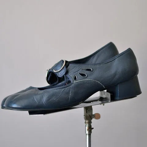 Clara | Mary-Jane-Ballerinas im Vintage-Stil mit Schnalle