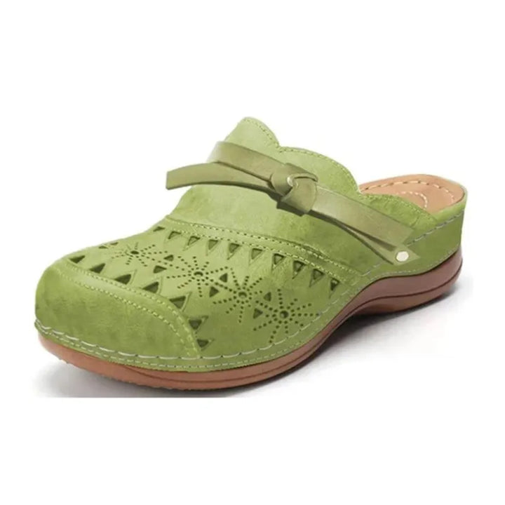 Sigrid | Bequeme Slipper-Clogs mit Ausschnitt