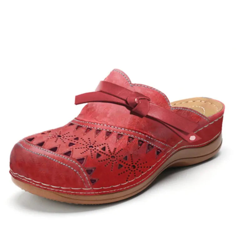 Sigrid | Bequeme Slipper-Clogs mit Ausschnitt