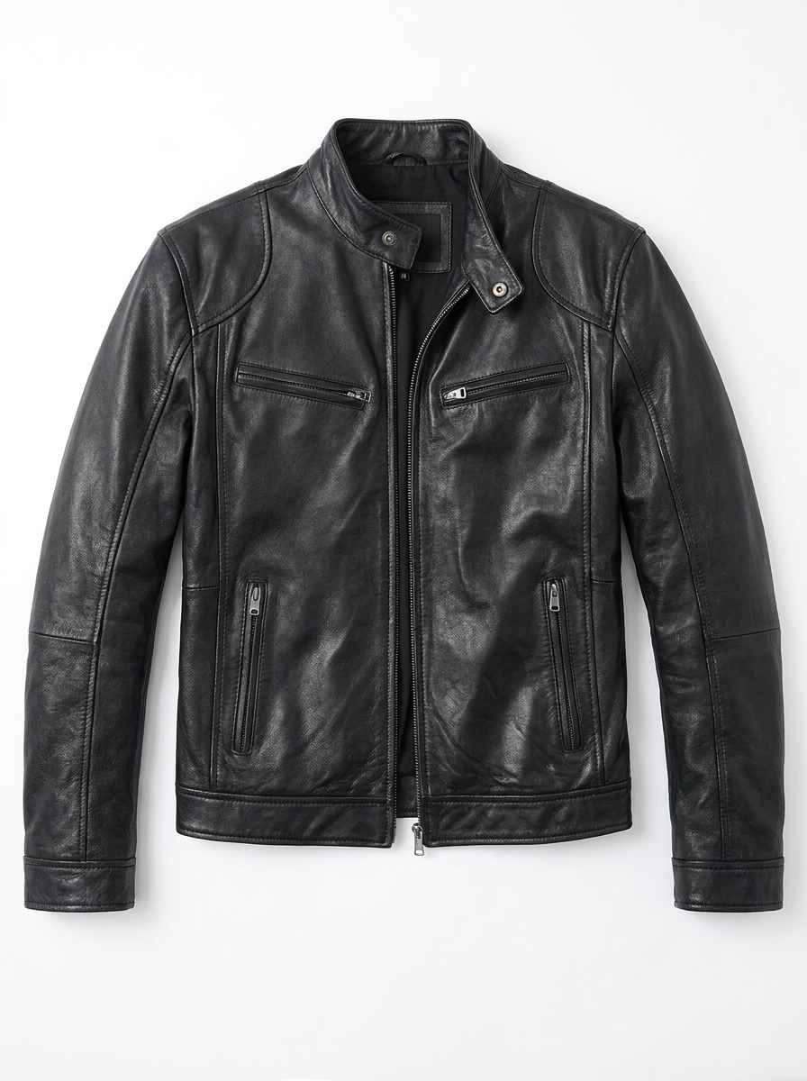 James | Klassische Lederjacke